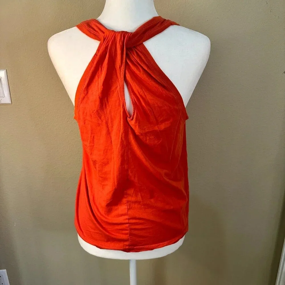 ANTHROPOLOGIE Keyhole Back Halter Tank Top - small - Picture 5 of 10